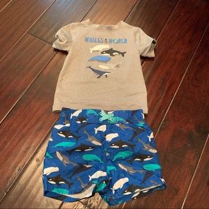 Cat & Jack 18 month swimsuit set